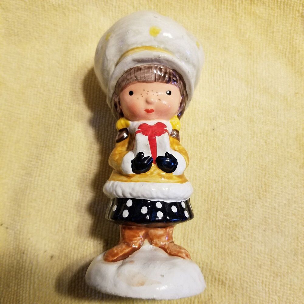 Vintage american greetings christmas Holly Hobby figurine